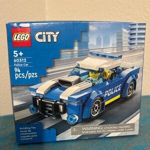LEGO City Police Car Cruiser Building Set - Blue and White 60312